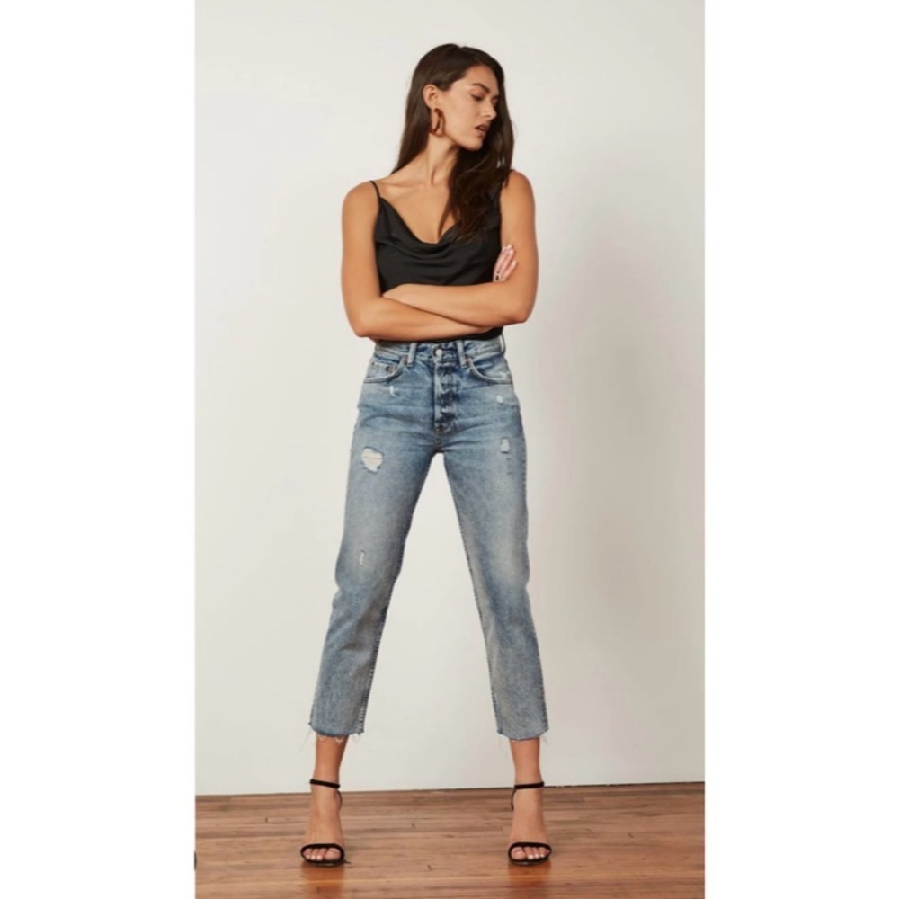 Boyish Denim Lightwash Distressed Tommy Jean in His Girl Friday 25